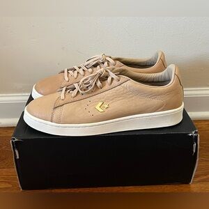 Converse x Horween Pro Leather Ox Low Top Hazelnut Mens Size 10.5 168852c New